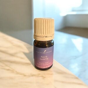 Young Living Palo Santo Essential Oil - Cream and Blue